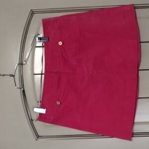 Lilly Pulitzer mini skirt Pink Corduroy Barbie pink Size 6 short Lilly Pulitzer
